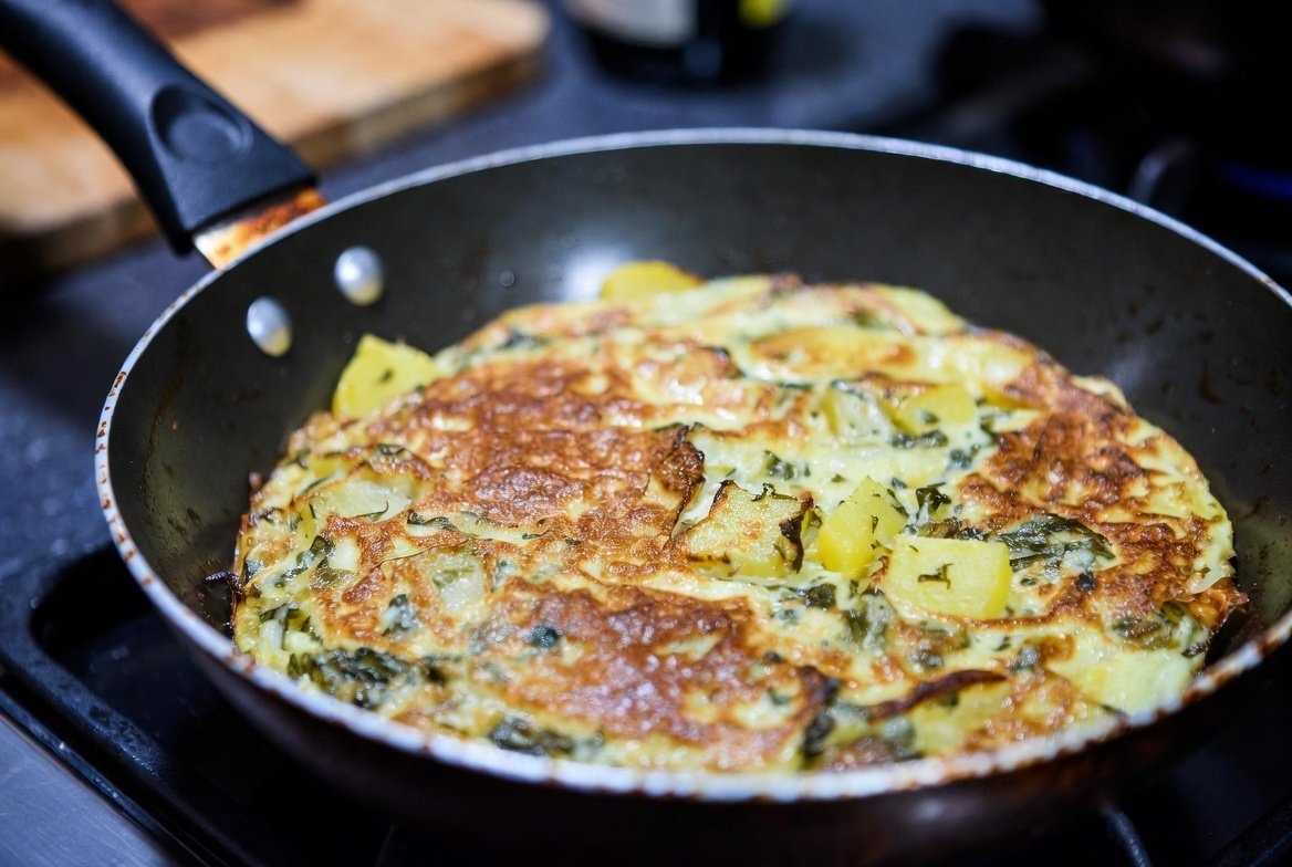 Immagine di Frittata di patate morbida in padella